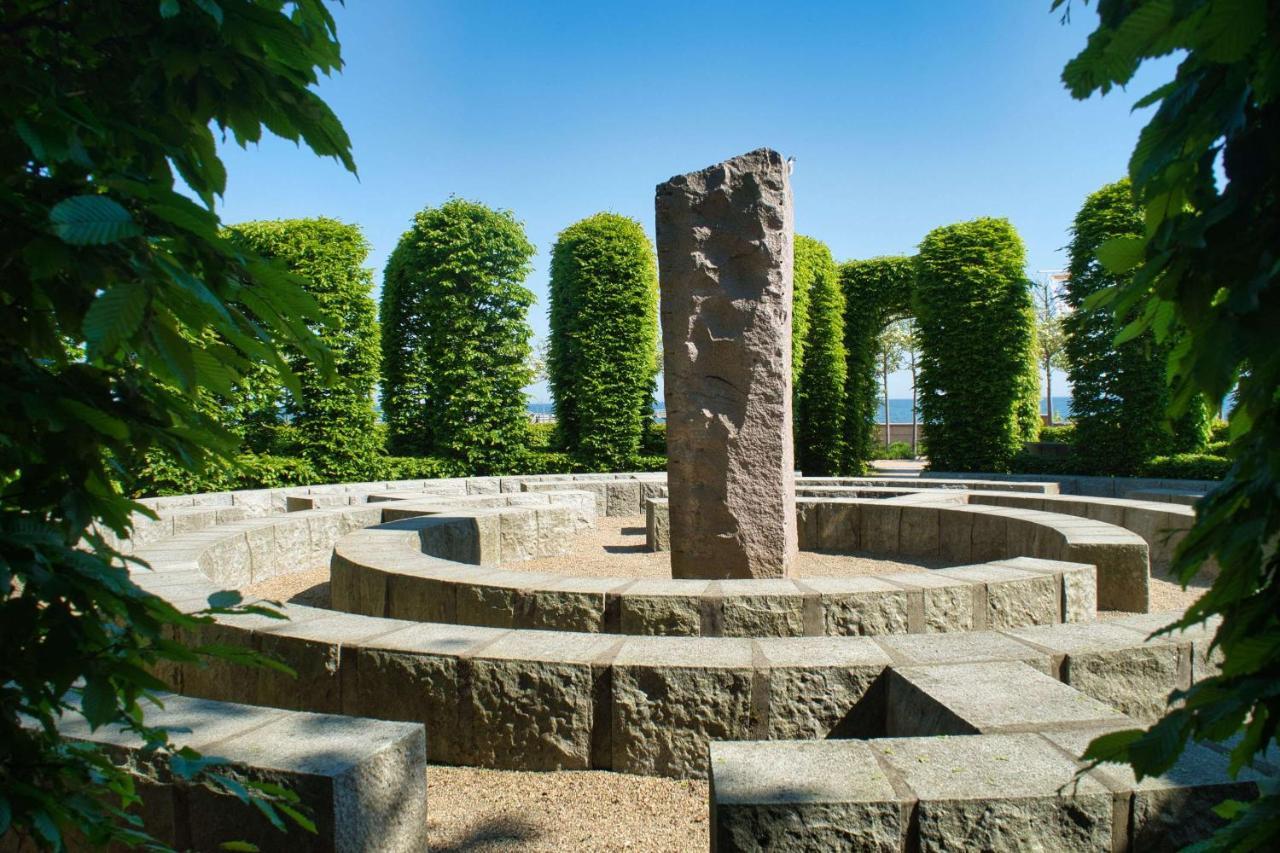 Terrasse, Gratis Nutzung Vom Ahoi Erlebnisbad Und Sauna In Sellin - Villa Karola Fewo 02 괴렌 외부 사진